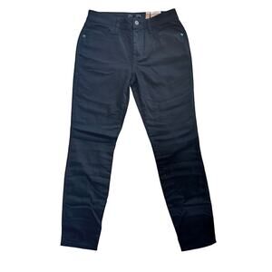 New prAna Oday Organic‎ Cotton Black Stretch Denim Jeans Women's Sz 6 / 28 Short